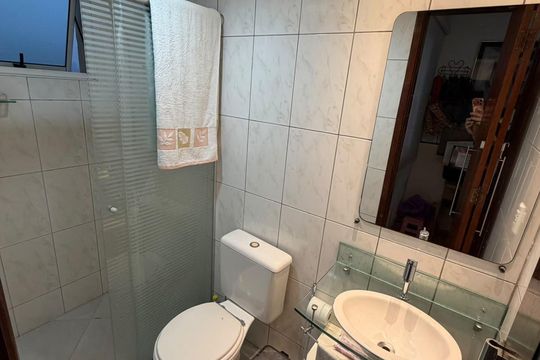 Banheiro 2 de apartamento à venda com 2 quartos, 62m² em Vila Bertioga, São Paulo