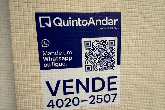 Placa de apartamento à venda com 2 quartos, 40m² em Santa Cecilia, São Paulo