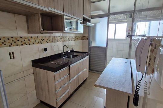 Cozinha de apartamento à venda com 3 quartos, 63m² em Vila Moreira, São Paulo