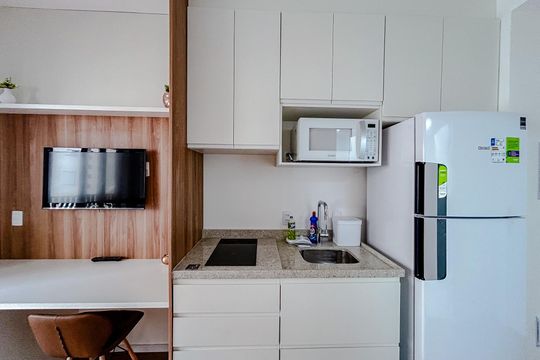 Cozinha - Armários de kitnet/studio para alugar com 1 quarto, 25m² em Tatuapé, São Paulo