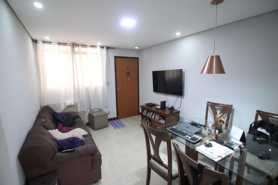 Sala de apartamento à venda com 2 quartos, 61m² em Cardoso, Belo Horizonte