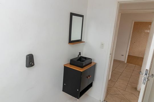 Banheiro de apartamento para alugar com 2 quartos, 65m² em Chácara Mafalda, São Paulo