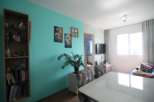 Sala de Jantar de apartamento para alugar com 2 quartos, 45m² em Jardim Maria Rosa, Taboão da Serra