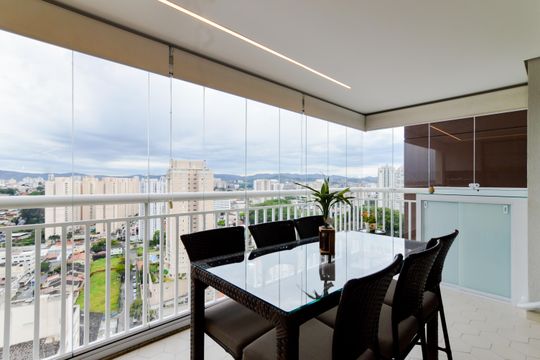Varanda da Sala de apartamento à venda com 3 quartos, 132m² em Jardim Zaira, Guarulhos