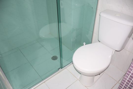 Banheiro Social de apartamento para alugar com 2 quartos, 55m² em Vila Antonieta, São Paulo