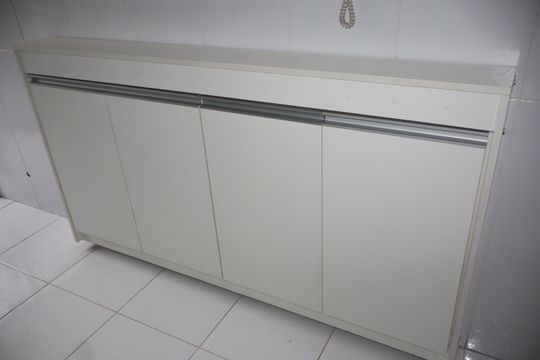 Cozinha de apartamento para alugar com 2 quartos, 55m² em Vila Antonieta, São Paulo