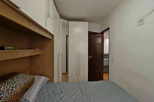 Quarto 2 de apartamento à venda com 2 quartos, 49m² em Cidade São Jorge, Santo André