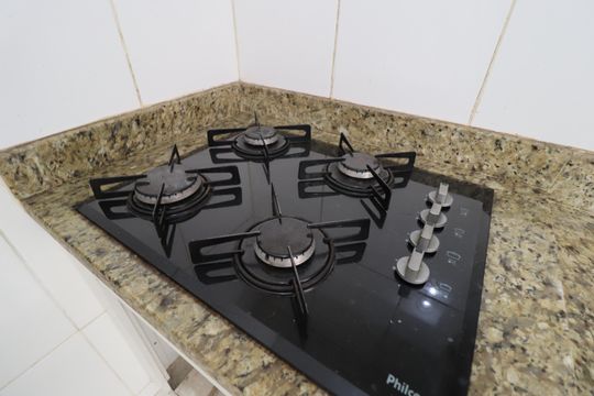 Cozinha de apartamento para alugar com 2 quartos, 50m² em Chácaras Tubalina E Quartel, Uberlândia