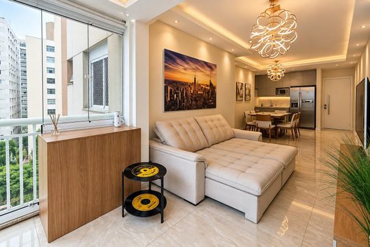 Varanda de apartamento para alugar com 2 quartos, 78m² em Bela Vista, São Paulo