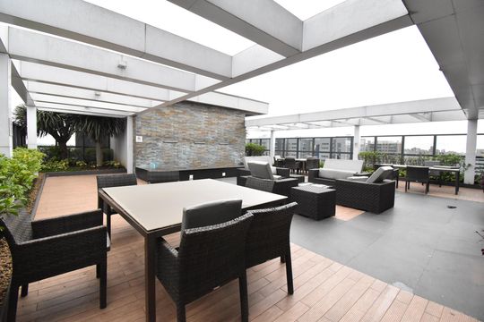 Área comum de kitnet/studio à venda com 1 quarto, 35m² em Centro, Curitiba