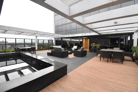 Área comum de kitnet/studio à venda com 1 quarto, 35m² em Centro, Curitiba