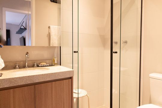 Banheiro 2 de apartamento à venda com 3 quartos, 83m² em Butantã, São Paulo