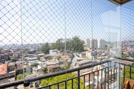 Varanda da Sala de apartamento para alugar com 3 quartos, 62m² em Centro, Diadema