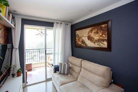 Sala de apartamento para alugar com 3 quartos, 62m² em Centro, Diadema