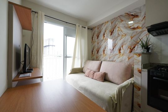 Sala de apartamento para alugar com 1 quarto, 28m² em Mooca, São Paulo