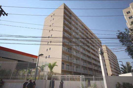 Fachada de apartamento para alugar com 1 quarto, 28m² em Mooca, São Paulo