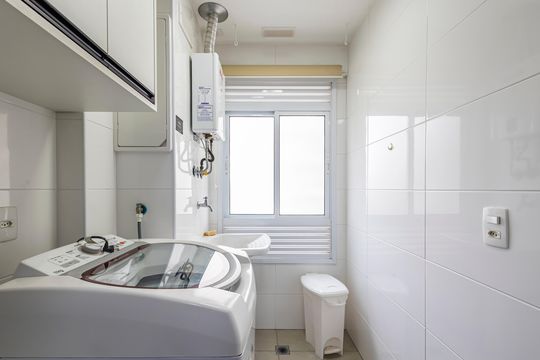 Cozinha/Área de serviço de apartamento para alugar com 1 quarto, 50m² em Alphaville Industrial, Barueri