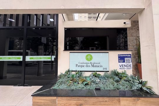 Fachada com placa grande de apartamento à venda com 3 quartos, 63m² em Continental, Osasco
