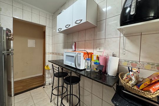Cozinha de apartamento à venda com 3 quartos, 63m² em Continental, Osasco