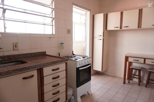 Cozinha de apartamento para alugar com 2 quartos, 102m² em Nucleo Residencial Silvio Vilari, São Carlos