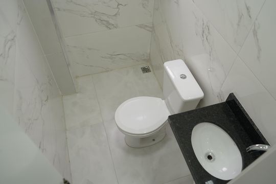 Banheiro de kitnet/studio à venda com 1 quarto, 30m² em Tatuapé, São Paulo