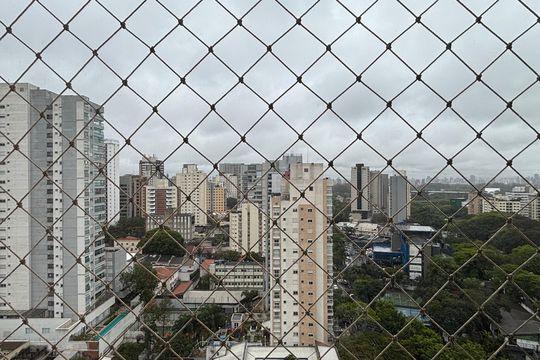 Vista Sala de apartamento à venda com 2 quartos, 65m² em Vila Mariana, São Paulo