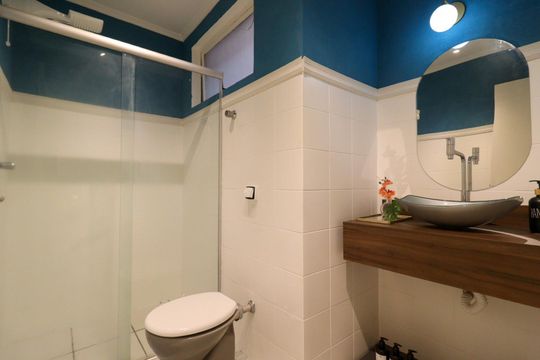 Banheiro de apartamento para alugar com 3 quartos, 66m² em Vila Tiberio, Ribeirão Preto