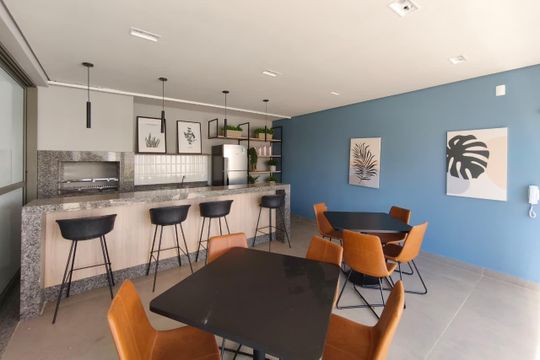 Área comum de apartamento para alugar com 2 quartos, 66m² em Parque Industrial, Campinas
