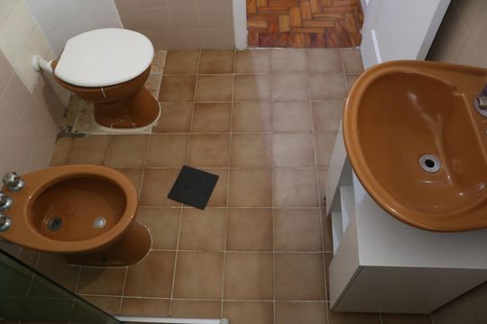 Banheiro de apartamento para alugar com 1 quarto, 53m² em Santa Cecilia, São Paulo