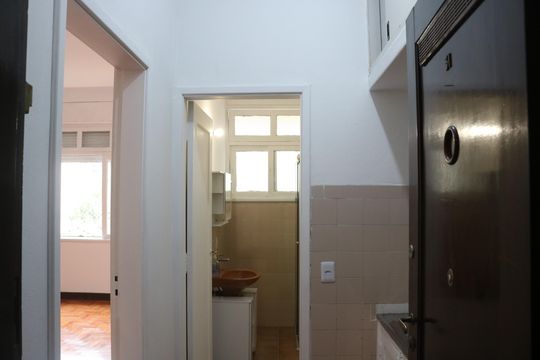 Cozinha de apartamento para alugar com 1 quarto, 53m² em Santa Cecilia, São Paulo
