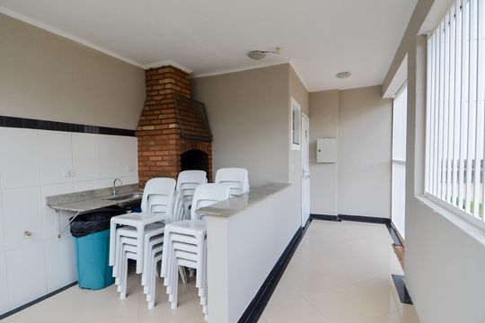 Área comum - Churrasqueira de apartamento para alugar com 2 quartos, 45m² em Vila Alzira, Guarulhos