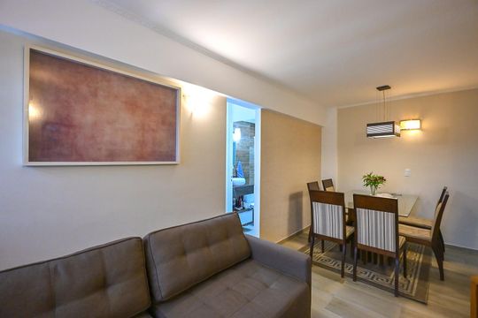 Sala de apartamento à venda com 3 quartos, 68m² em Vila Andrade, São Paulo