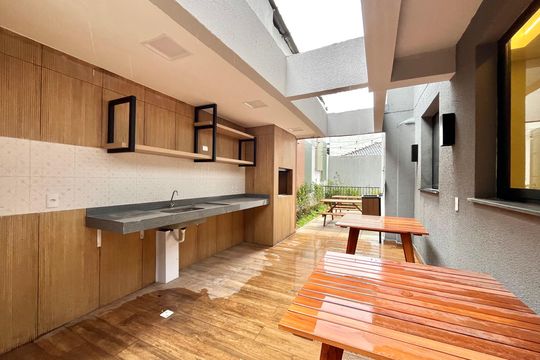 Área comum - Churrasqueira de apartamento à venda com 2 quartos, 42m² em Jardim Oriental, São Paulo