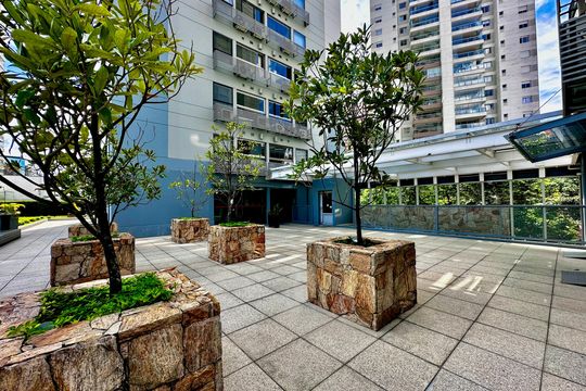 Área comum de apartamento para alugar com 1 quarto, 74m² em Jardim das Acacias, São Paulo