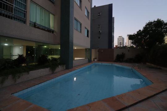 Área comum - Piscina de apartamento para alugar com 3 quartos, 112m² em Costa Azul, Salvador