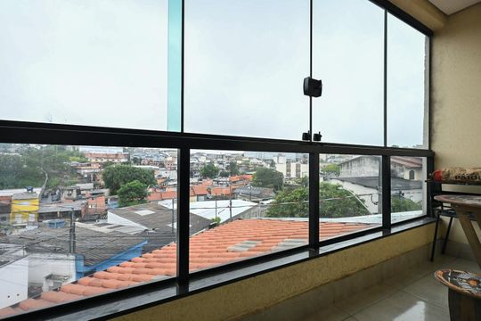 Varanda do Quarto 2 de casa para alugar com 2 quartos, 50m² em Parque Pinheiros, Taboão da Serra