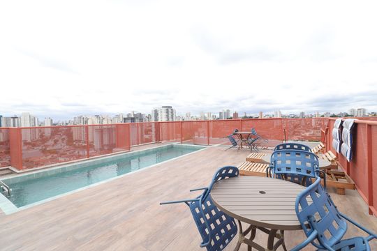 Área comum - Piscina de apartamento para alugar com 2 quartos, 39m² em Jardim Prudência, São Paulo