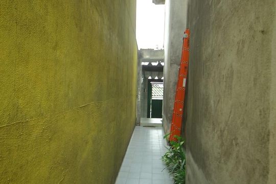Quintal- corredor lateral  de casa para alugar com 2 quartos, 150m² em Vila Linda, São Bernardo do Campo
