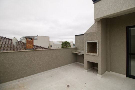 Churrasqueira de casa de condomínio à venda com 3 quartos, 189m² em Bacacheri, Curitiba