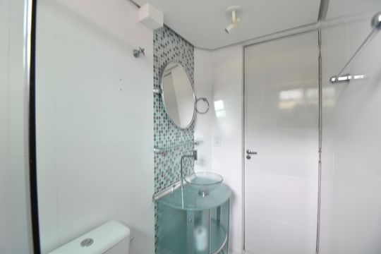 Banheiro de apartamento para alugar com 3 quartos, 55m² em Cidade Jardim, São José dos Pinhais