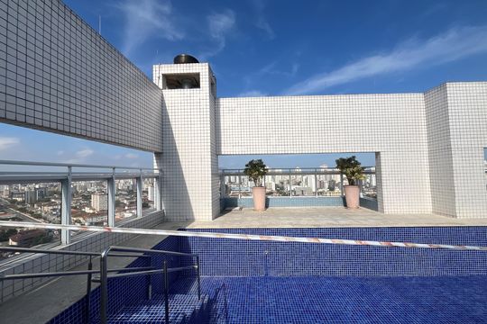 Área comum de apartamento para alugar com 1 quarto, 59m² em Boqueirão, Santos