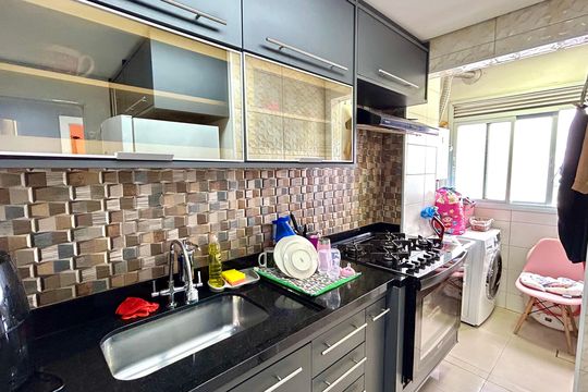 Cozinha de apartamento à venda com 2 quartos, 68m² em Vila Fatima, Guarulhos