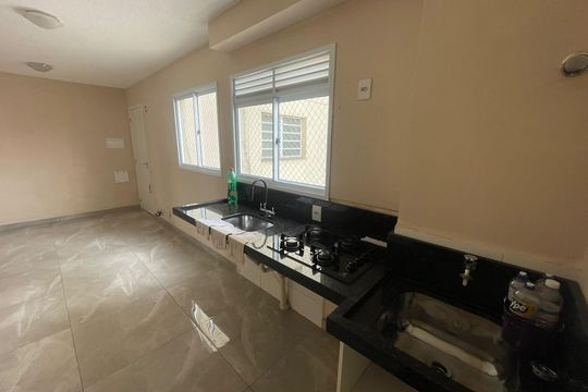 Sala/Cozinha de apartamento para alugar com 2 quartos, 39m² em Chácaras Assay, Hortolândia