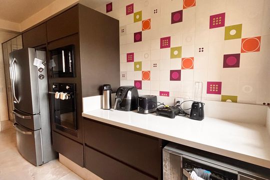 Cozinha de apartamento à venda com 4 quartos, 260m² em Alphaville Empresarial, Barueri