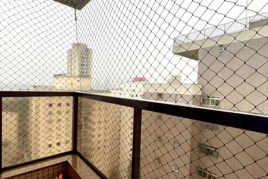 Varanda da Suíte de apartamento à venda com 3 quartos, 173m² em Alto de Pinheiros, São Paulo