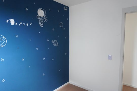 Quarto 1 de apartamento para alugar com 2 quartos, 46m² em Chácara Jaguari, Santana de Parnaíba