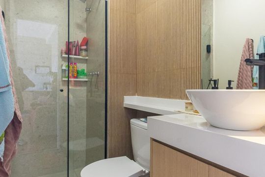 Banheiro de apartamento à venda com 2 quartos, 40m² em Vila Centenario, São Paulo