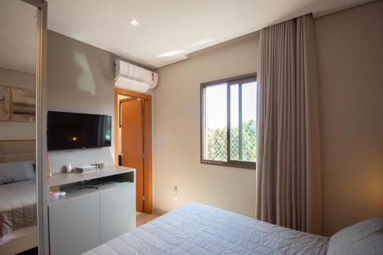 Suíte de apartamento à venda com 3 quartos, 124m² em Ouro Preto, Belo Horizonte