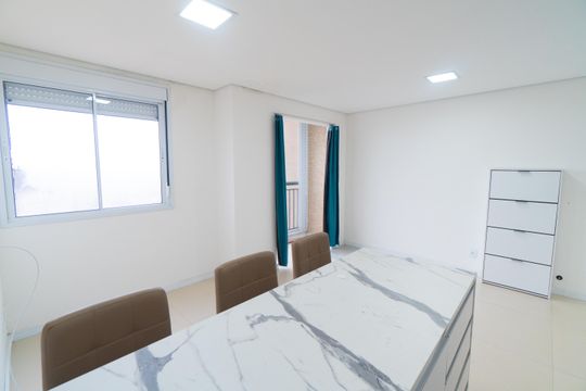 Sala de apartamento para alugar com 1 quarto, 38m² em Jabaquara, São Paulo