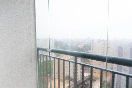 Sacada da Sala de apartamento para alugar com 1 quarto, 38m² em Jabaquara, São Paulo